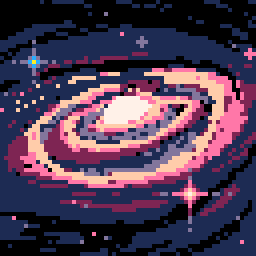 purple galaxy art