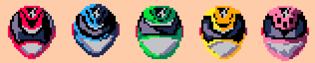 power rangers spd pixel art